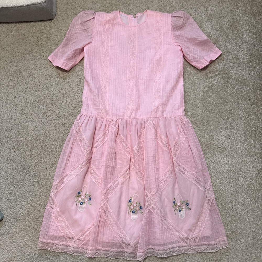 Unbranded Vintage Inspired Embroidered Dress